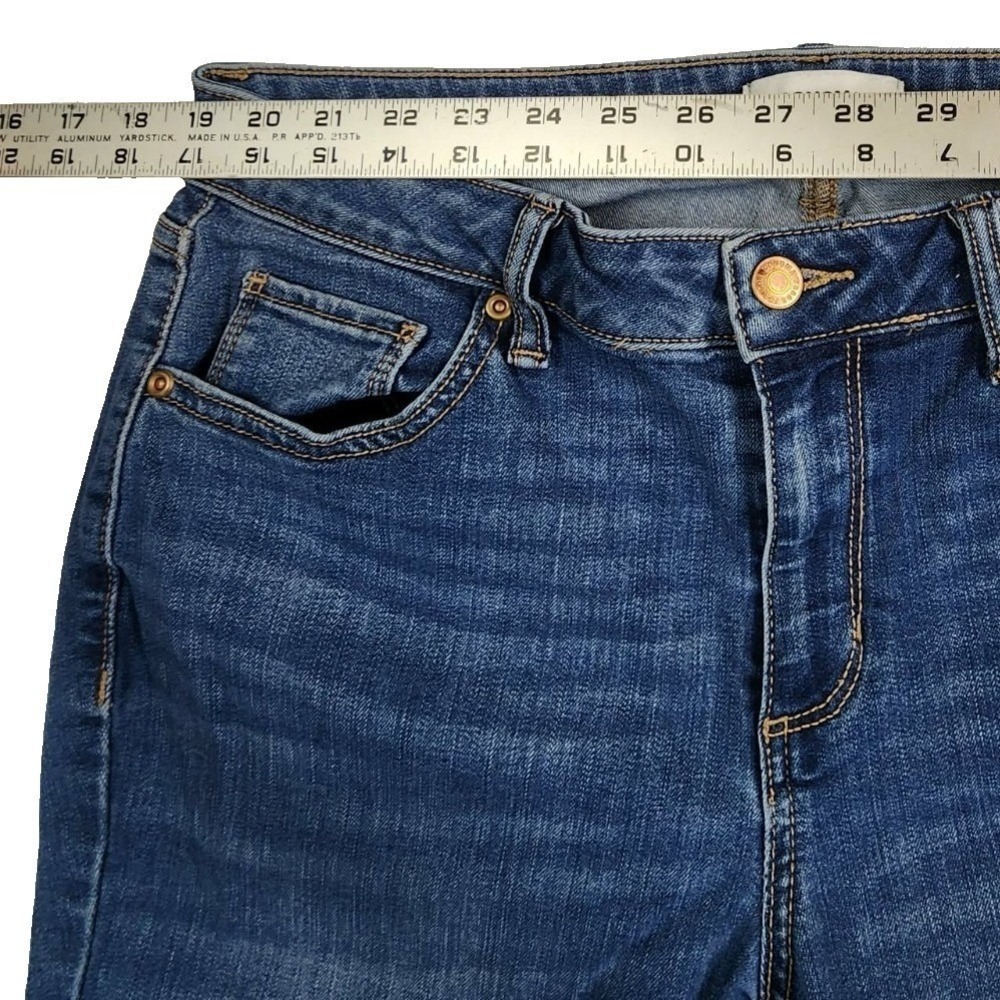 Sonoma Skinny Blue Jeans Women 12 Medium Wash Stretch Denim Casual Classic - Picture 6 of 8